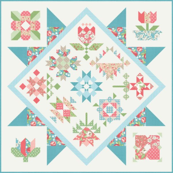 2020 Designer Mystery Block of the Month Quilt Kit Featuring Bloomington by Lella Boutique (NOT A COMPLETE KIT)